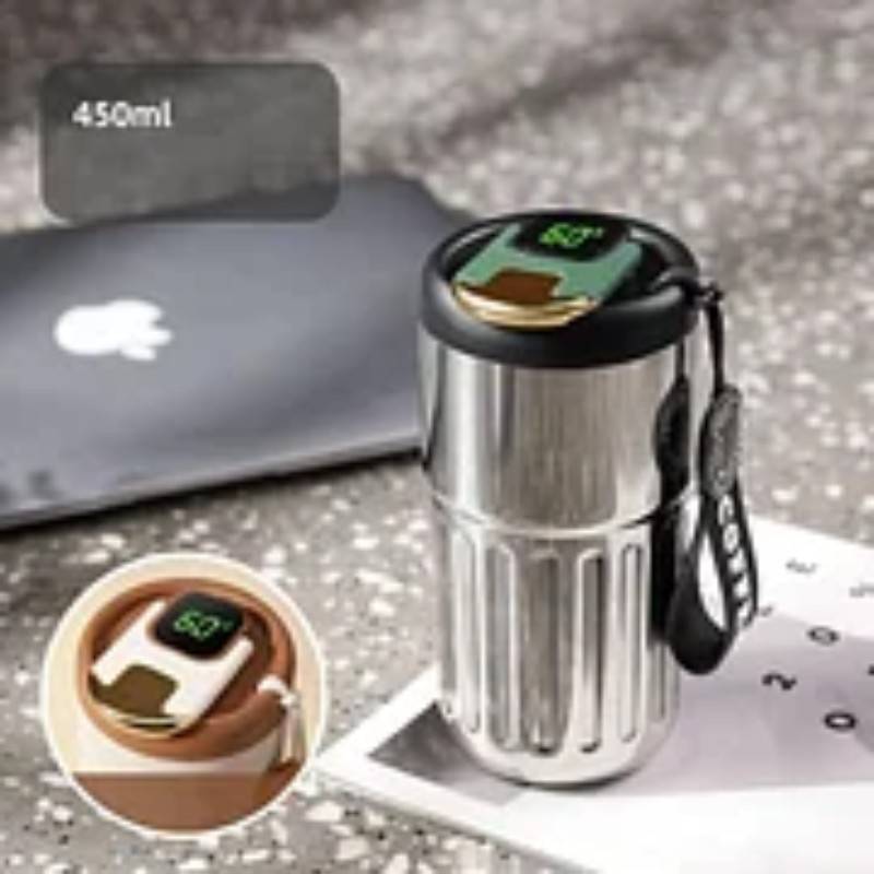 Coffee Thermos With Temperature Display