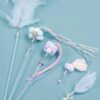 Cat Teaser Stick Bite Resistant Pet Feather Bells Cat Toys Interactive Cat Toy 3 Piece Set