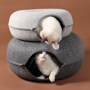 Cat Tunnel Bed /Donut Cat Cave