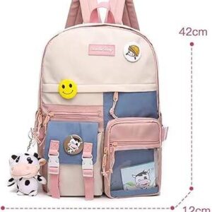 Women’s Book Bag,Kawaii School Bags for Teen Girls College Students
