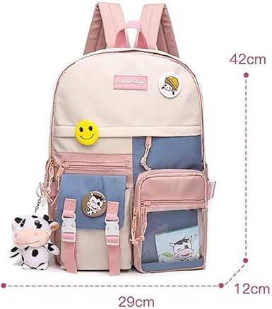 Women's Book Bag,Kawaii School Bags for Teen Girls College Students
