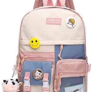 Women’s Book Bag, Kawaii School Backpacks for Teenage Girls College Students