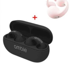 AMBIE WHITE SILICON CASE PINK