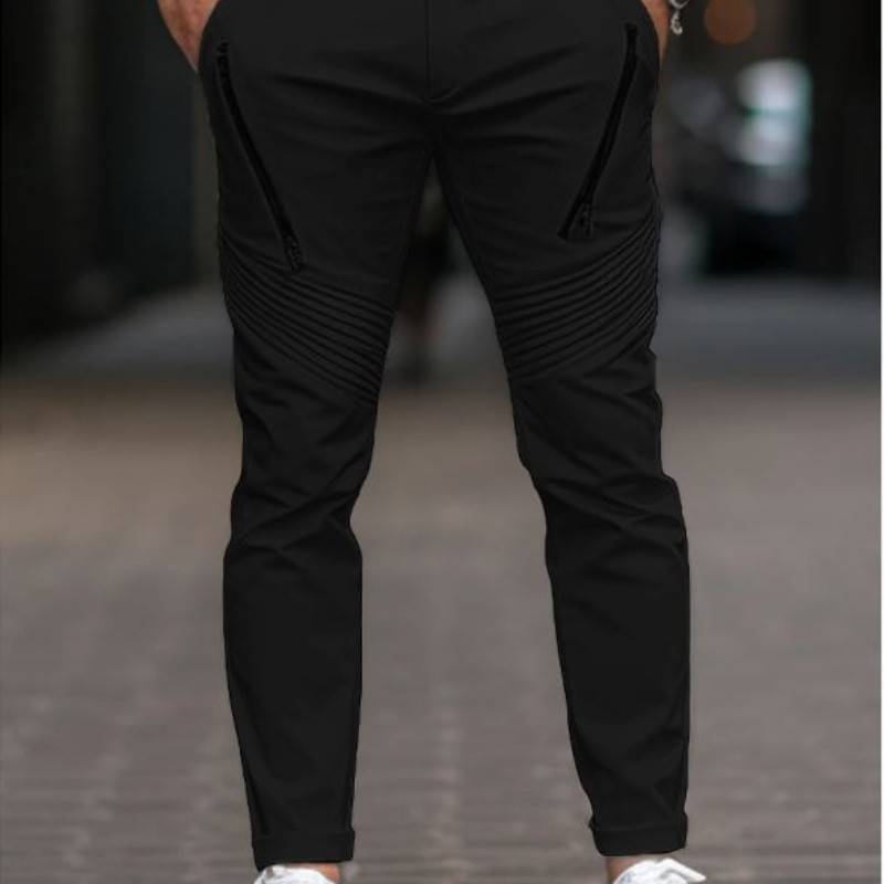 Men's Fashion Casual Cotton Blend Chino Pants-1