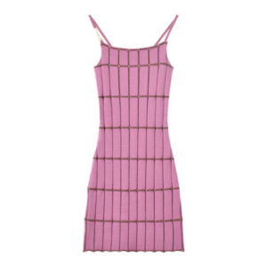 French temperament pure desire sexy hottie package hip dress Barbie female summer new net red fried street pink small halter dresses