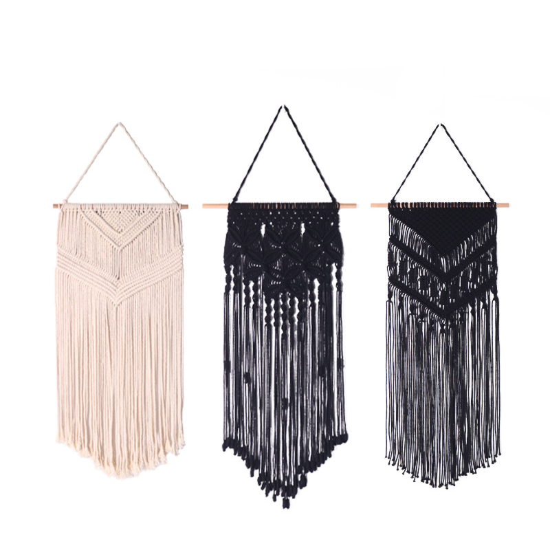 Bohemian hand-woven tapestry home soft decoration wall hanging ins wall cotton rope hanging