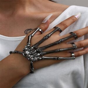 Women’s Halloween Ring Bracelet All-in-One Chain