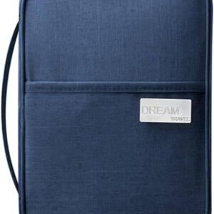 Passport holder, travel passport wallet, waterproof documents, lightweight organizer bag, ideal for cash, airline tickets, Sritob bank cards