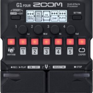 Pedaleira para Guitarra Zoom G1 Four