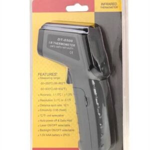 DT-8500 LCD display infrared thermometer, temperature range: -50~500 degrees Celsius (color: gray)