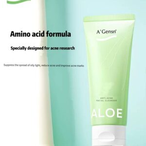 Anan Gold Pure Aloe Vera Acne Rejuvenating Cleanser is a refreshing, oil-controlling and pore-cleansing cleanser for men and women with acne-prone ski