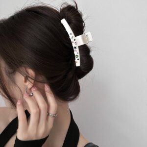 Girly and Youthful Metal Hair Claw Clip