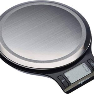 Amazon Basics Stainless Steel Digital Kitchen Scale with LCD