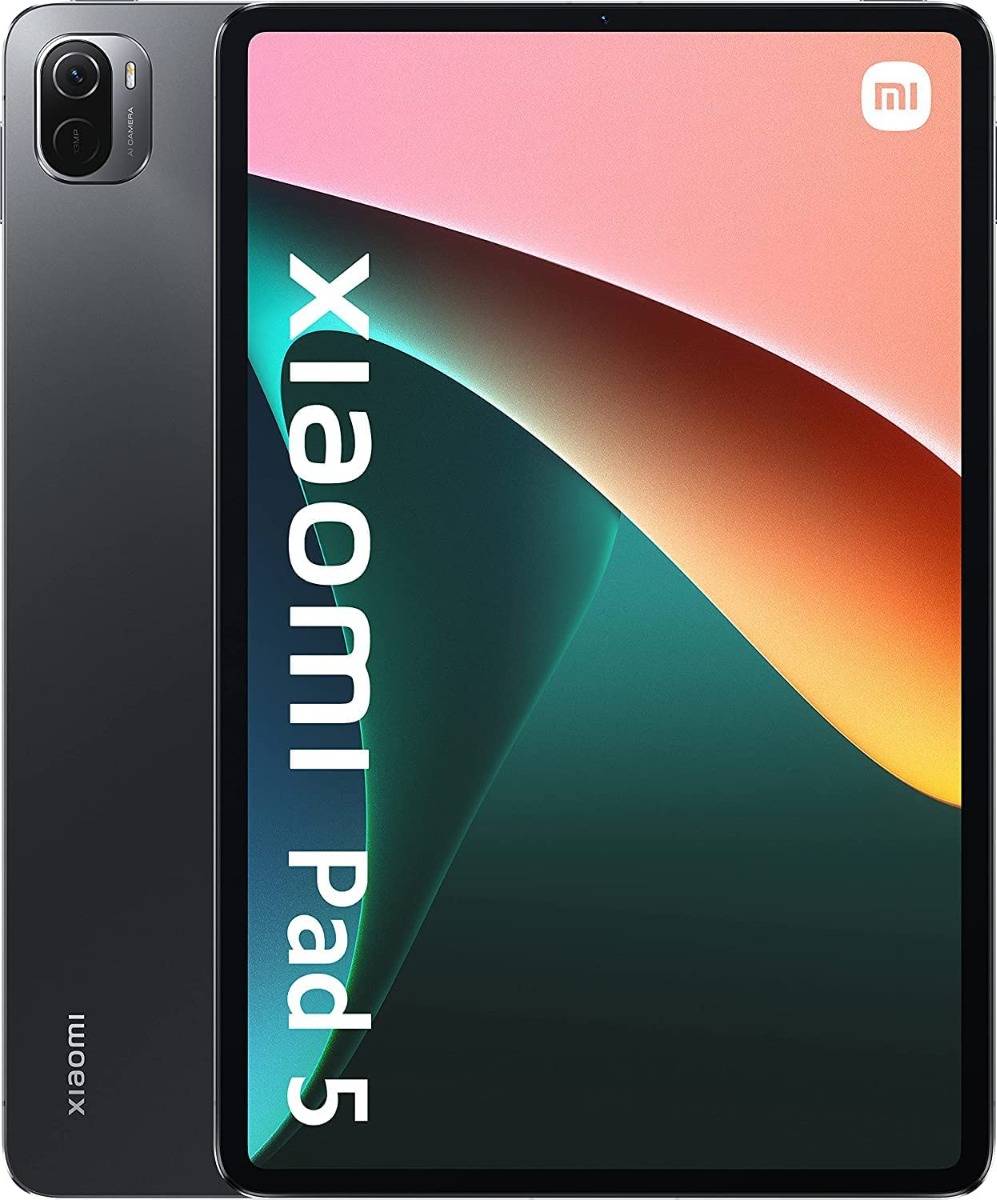 Xiaomi Pad 5 WiFi Only 11 inches 120Hz 8720mAh Bluetooth 5.0 Four Speakers Dolby Atmos 13 Mp Camera + Fast Car 51W Charger Bundle (Cosmic Gray, 256GB