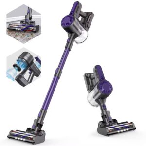 New arrival Fykee Cordless Vacuum Cleaner, Cordless Vacuum with 1.2L Dust Cup and 80,000 PRM Brushless Motor, Stick Vacuum Cleaner with Large Detachab