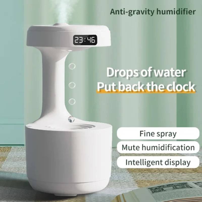 Anti-Gravity Water Droplet Humidifier