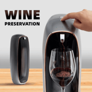 10-word title: SANTUS Lite: Black Tech Wine Preservation for Red & White