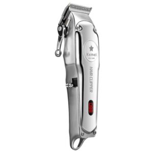 KM-1996 metal body LCD liquid crystal digital display oil head high power hair clipper