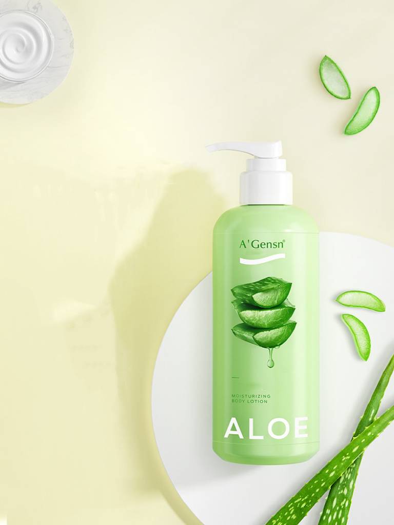 A' Gensn Pure genuine aloe vera body lotion female lasting fragrance moisturizing hydrating soothing