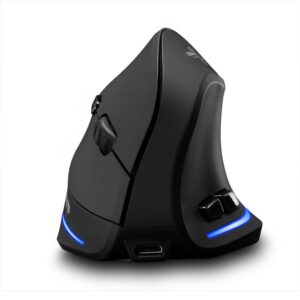 ZELOTES Master Vertical Wireless Rechargeable Mouse 2.4G Vertical 2400DPI Wrist Protector Private Mouse