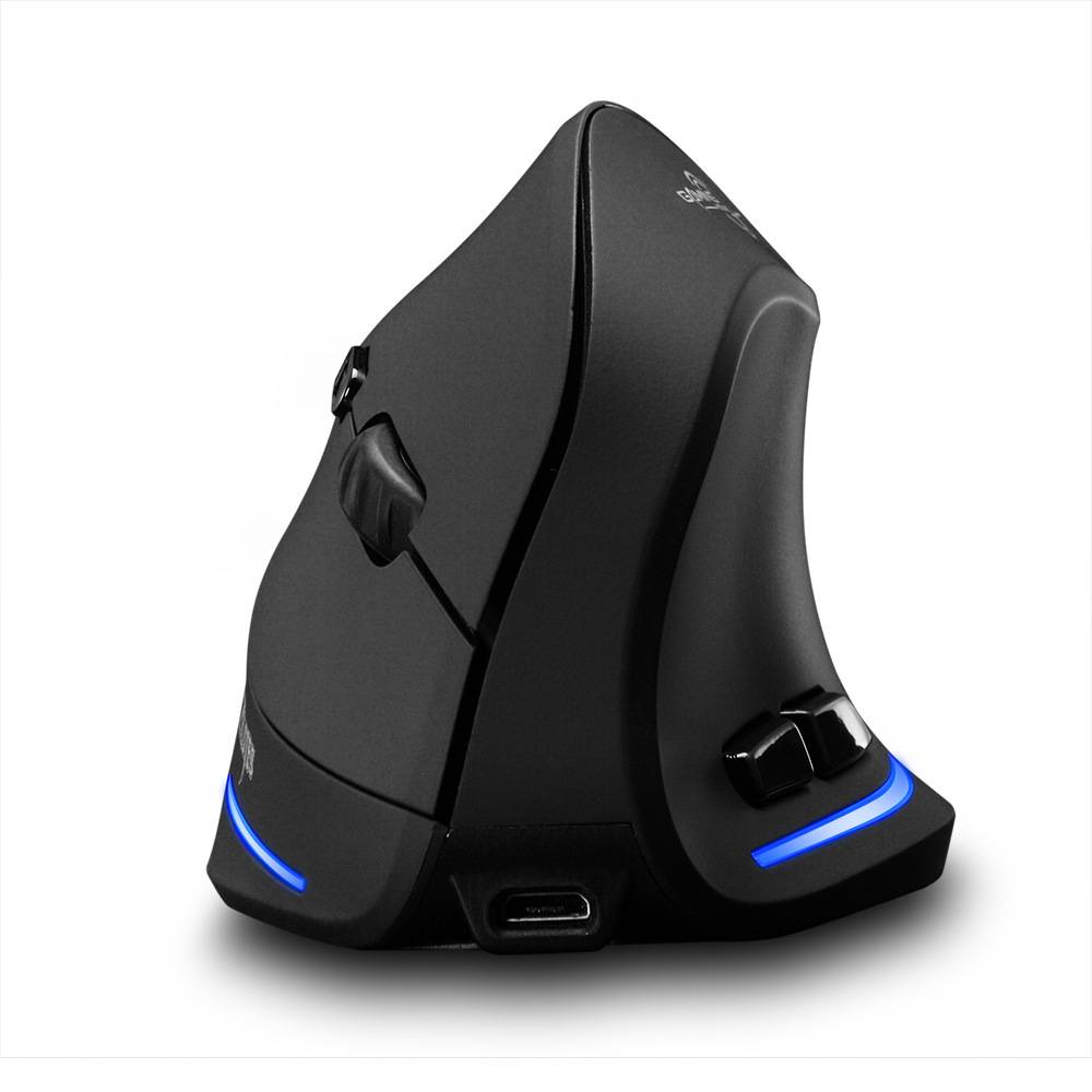 ZELOTES Master Vertical Wireless Rechargeable Mouse 2.4G Vertical 2400DPI Wrist Protector Private Mouse