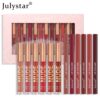 Cross-border cosmetics European and American 12-pack lip gloss lip liner set combination Amazon non-stick cup matte lip glaze wholesale