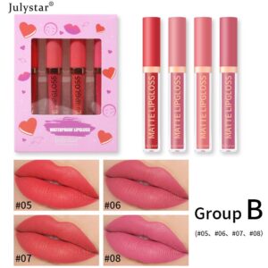 European & American cosmetics: water-gloss lip glaze, non-fading.