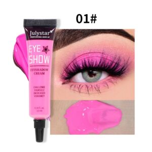 Cross-border Color_julystar waterproof long-lasting non-smudge liquid painted eye makeup eye shadow European and American makeup matte anti-sweat eye