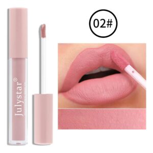 Cross-border matte lip glaze: non-fading, non-stick, genuine, popular.