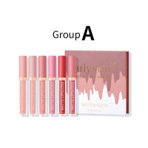 European & American cosmetics: natural long-lasting lip gloss set, Amazon.