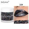 Cross-border beauty makeup diamond single Color_julystar eye shadow Christmas stage makeup eye shadow liquid European and American makeup sequin gel e