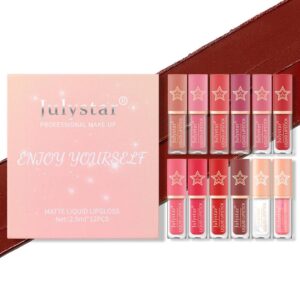Cross-border dual-use matte lip glaze set: natural, non-fading, wholesale.