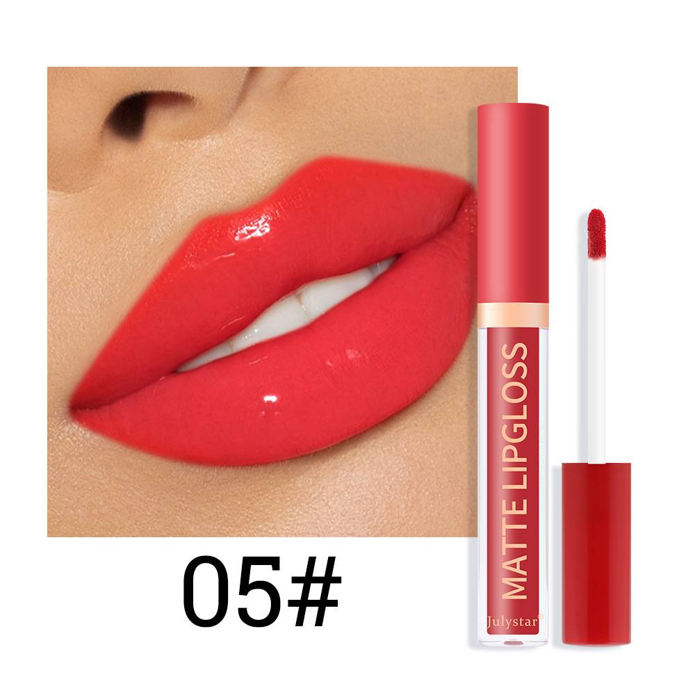 Julystar lip glaze: glossy, long-lasting, non-fading, cross-border wholesale.