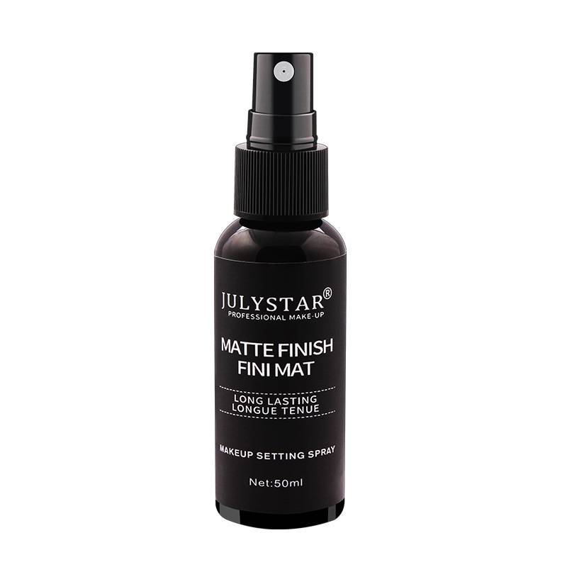 Julystar cross-border refreshing makeup setting lotion portable 50ml moisturizing and long-lasting clear makeup setting spray