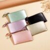 Pearlescent Laser Wallet Charm Creative Mini Coin Purse Card Holder For Women