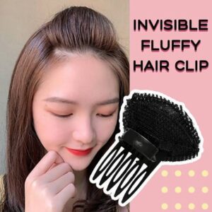 “Subtle and Soft Hair Accessory: The Hidden Fluff Clip”