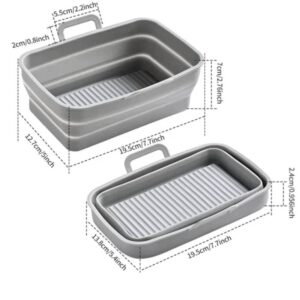 oldable Air Fryer Silicone Baking Tray-1