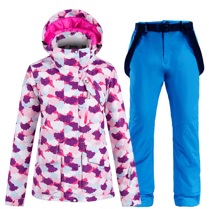 Warm and Stylish Skiwear for Women-Thickened Winter Suit