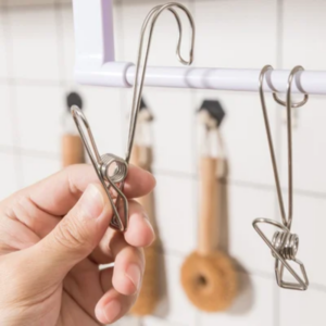 Stainless Steel Long Tail Clip with Hooks