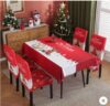 2022 New Christmas Tablecloth Chair Cover Set Christmas Decorations