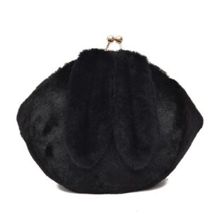 Cute Rabbit Plush Creative Shoulder Bag Phone Bag Chain Shell Crossbody Bags