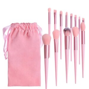 13pcs Makeup Brush Set With Storage Bag Soft Eye Shadow Brush Cosmetic Foundation Blush Powder Blending Beauty Makeup Tools