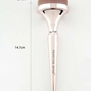 1pc Rose Gold Color Beauty Tool Acrylic Foundation Brush