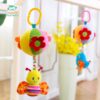 Happy monkey baby toys music pull bell bed bell baby car charm cute soothing baby toys