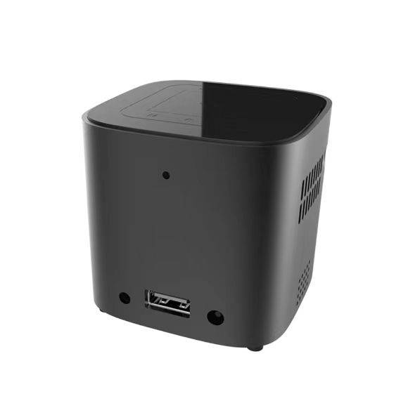 WEJOY DL-S12 50 lumens ANSI mini projector with remote control Android 7.1.2, 2GB DDR3+16GB supports WiFi / USB / Audio OUT / DC IN