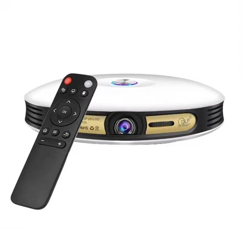 CACACOL ITC-DO8 2GB+16GB Android 6.1 Quad Core 220 Lumens 1280 800 Mini WiFi Smart Projector with Remote Control