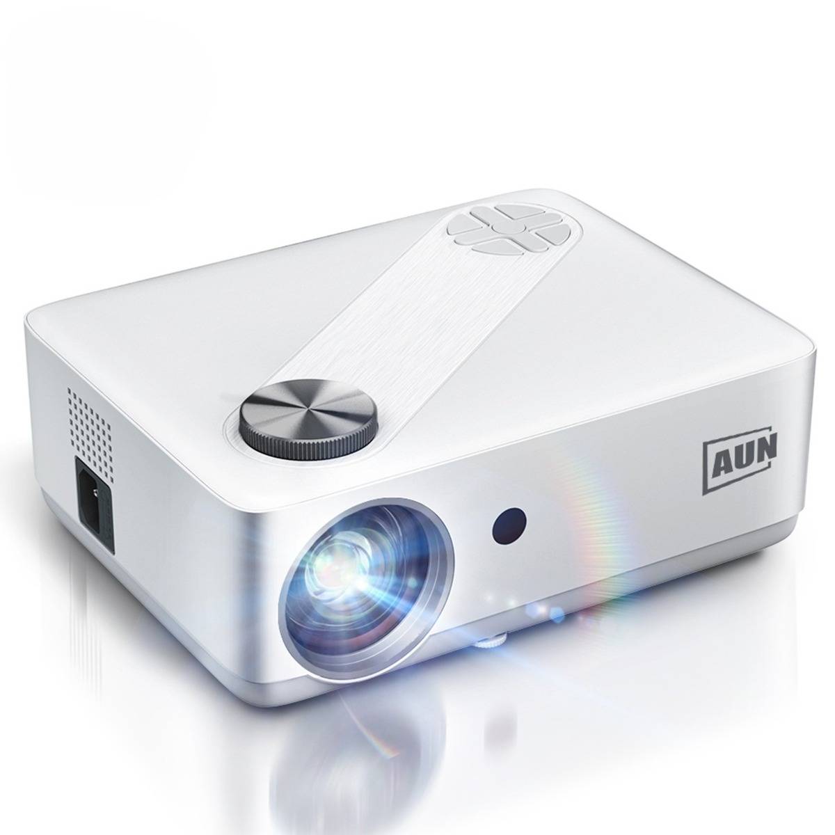 AUN AKEY8 1920x1080 6000 Lumens Portable Home Theater LED HD Digital Projector