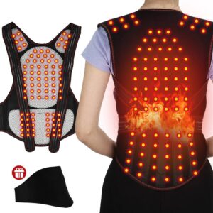 HailiCare Large Edition Home Neck Protector Back Protector Waist Vest Warm Vest Protector with Magnet Physiotherapy, Size: L