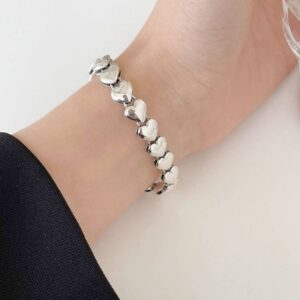 925 Sterling Silver Retro Open Bracelet Handpiece2