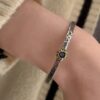 925 Sterling Silver Retro Open Bracelet Handpiece10